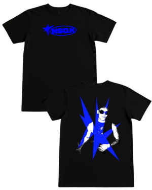 playera negra nsqk estrella azul